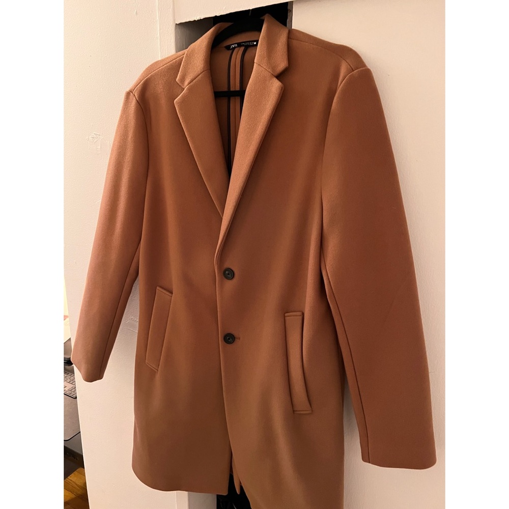 Zara Camel/Brown Coat - Size M